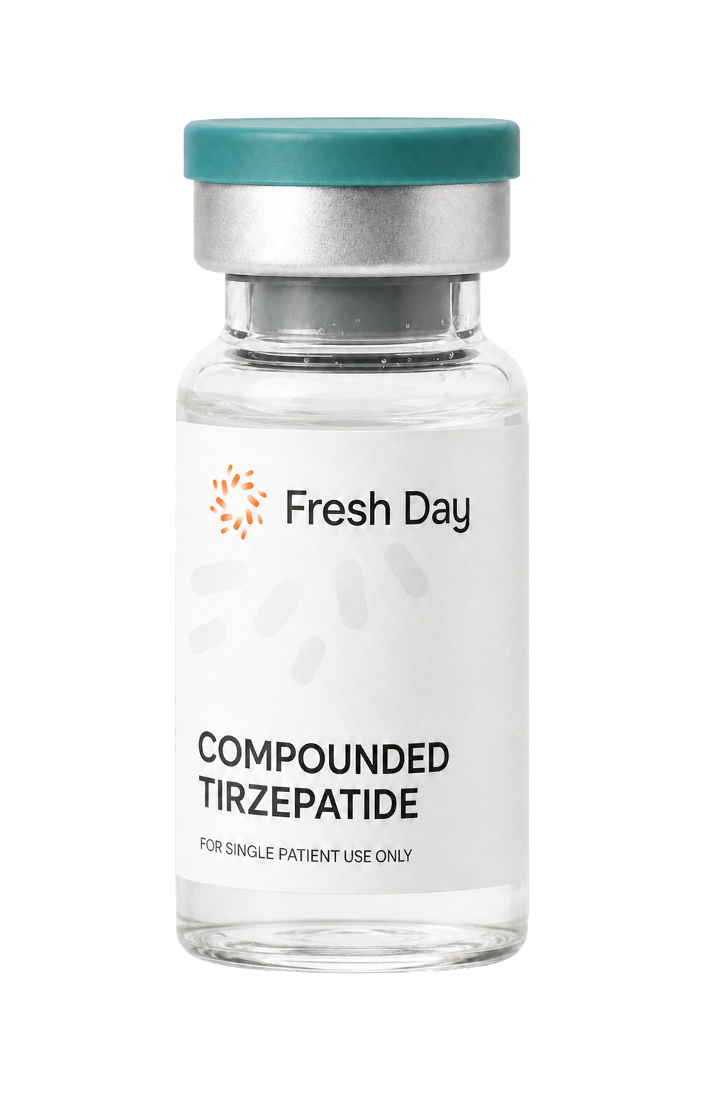 Fresh Day Compounded Tirzepatide injection vial