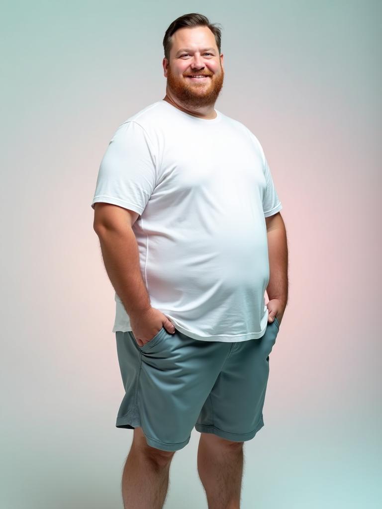 Weight loss journey - man before